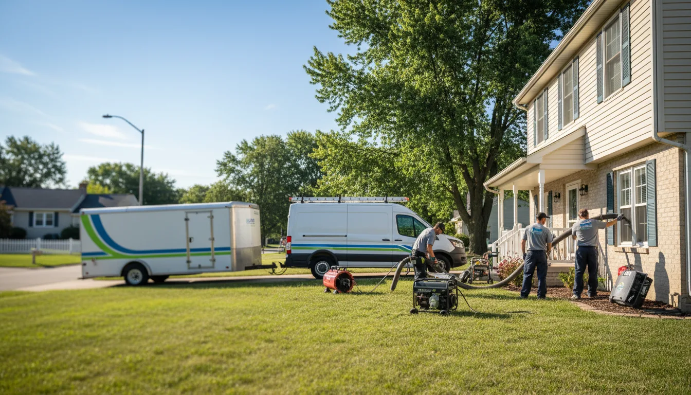 Flooded Basement Restoration And Cleanup With Repair in New Glarus, WI near me